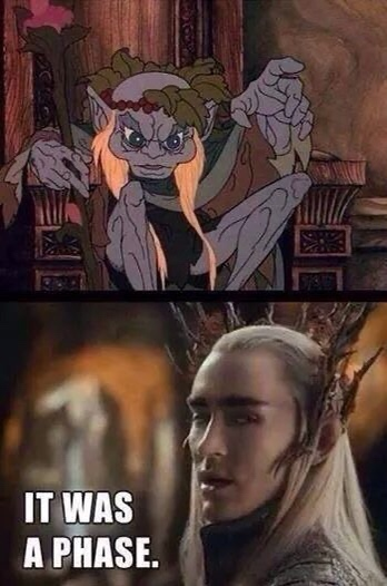 thranduil the hobbit 1977 - It Was A Phase.