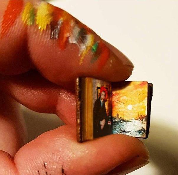 amazing tiny paintings