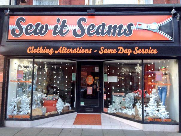 shop names - Sew it Seams Clothing Alterations Same Dage Service