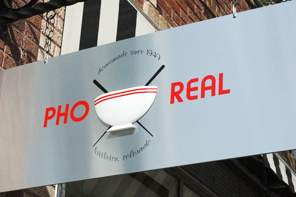 signage - since 1949 homemade Real Pho Colorado