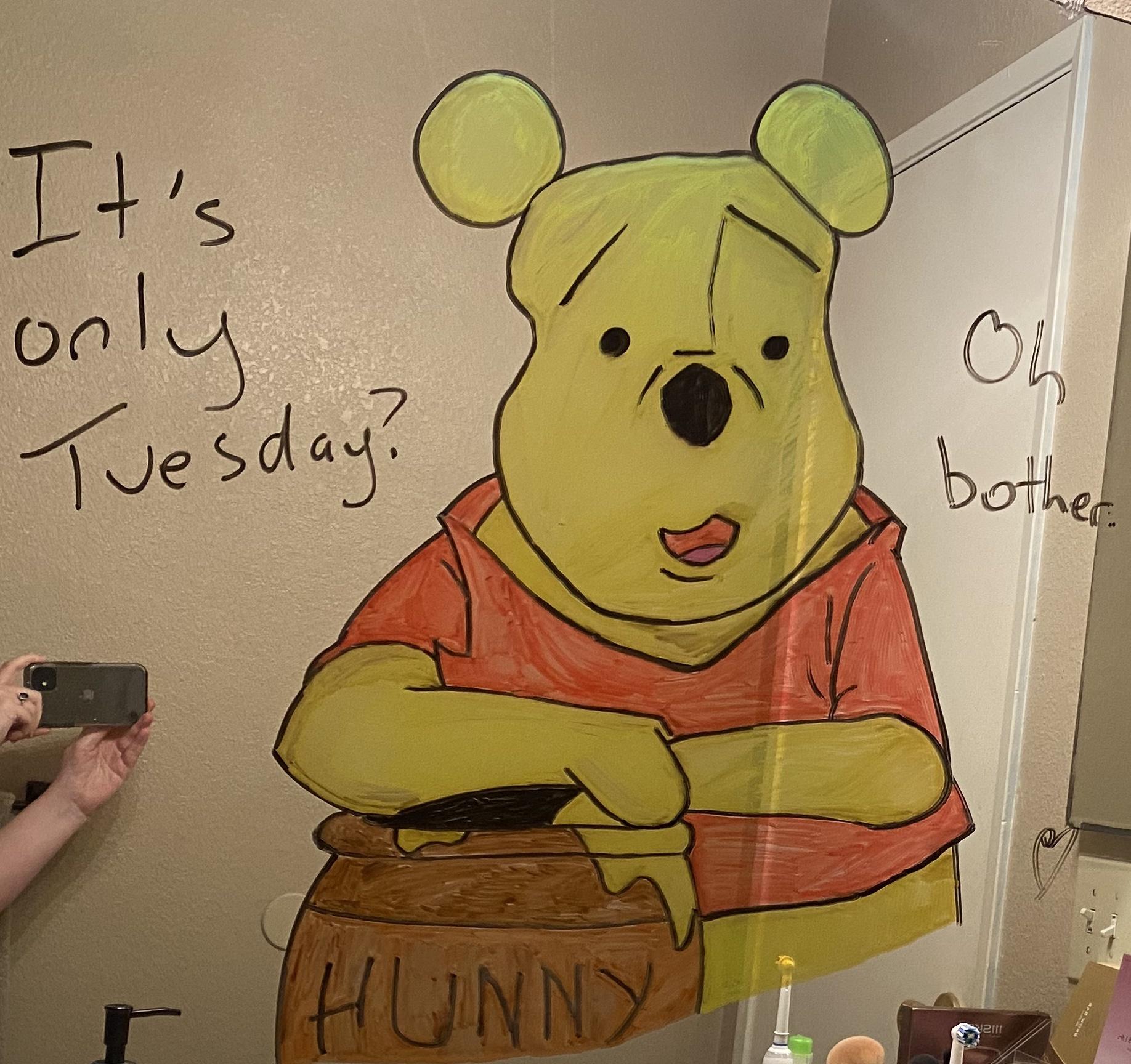art - It's only Tuesday? Oh bother Hunny 21