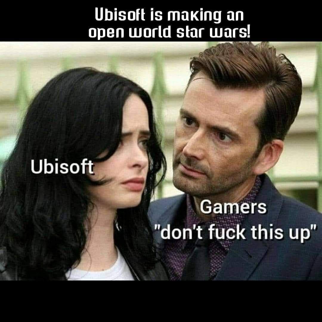 vote counting memes - Ubisoft is making an open world star wars! Ubisoft Gamers "don't fuck this up"