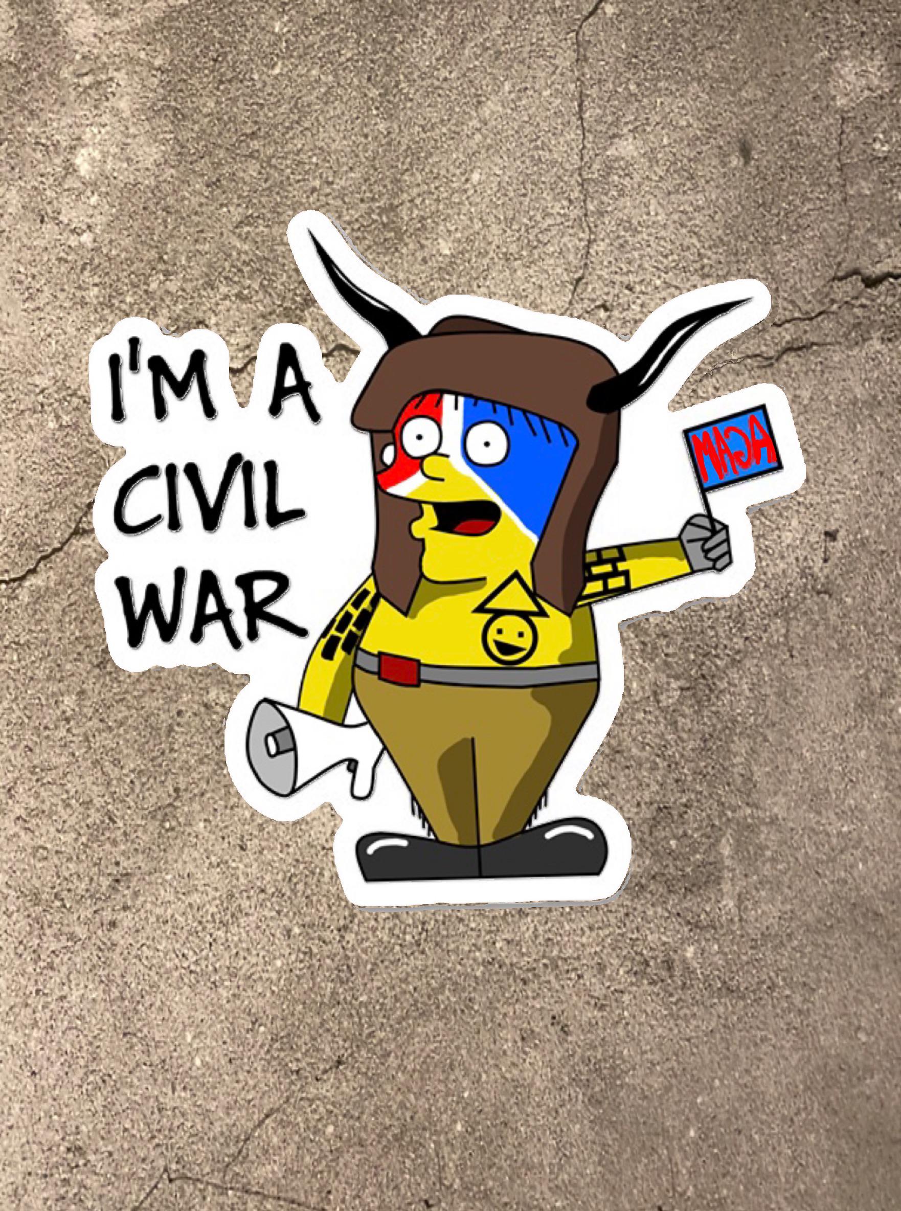 random pics - cartoon - I'M A Civil War