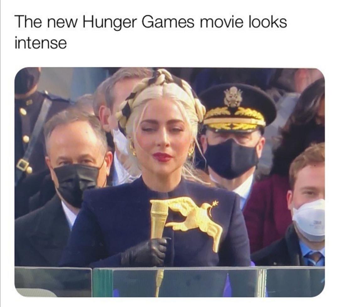 photo caption - The new Hunger Games movie looks intense