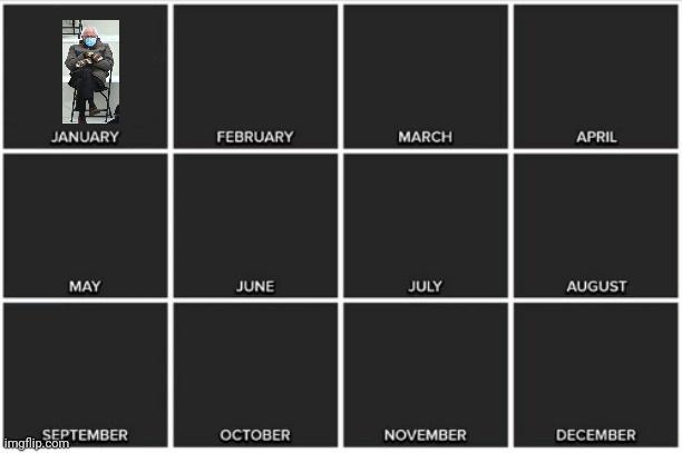 pattern - January February March April May June July August October imgflip September November December