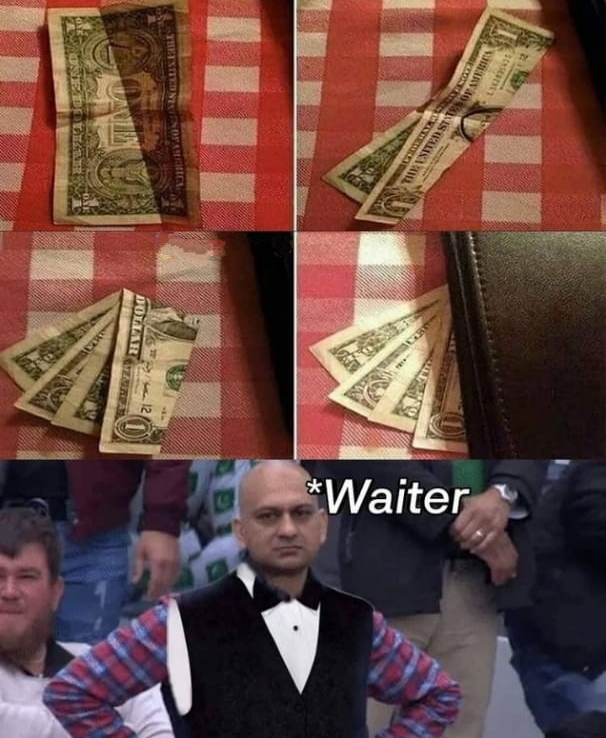 folded dollar bill tip - 3 The United States Waiter The Sitenes Notanica Dolazar 02 Onedolier