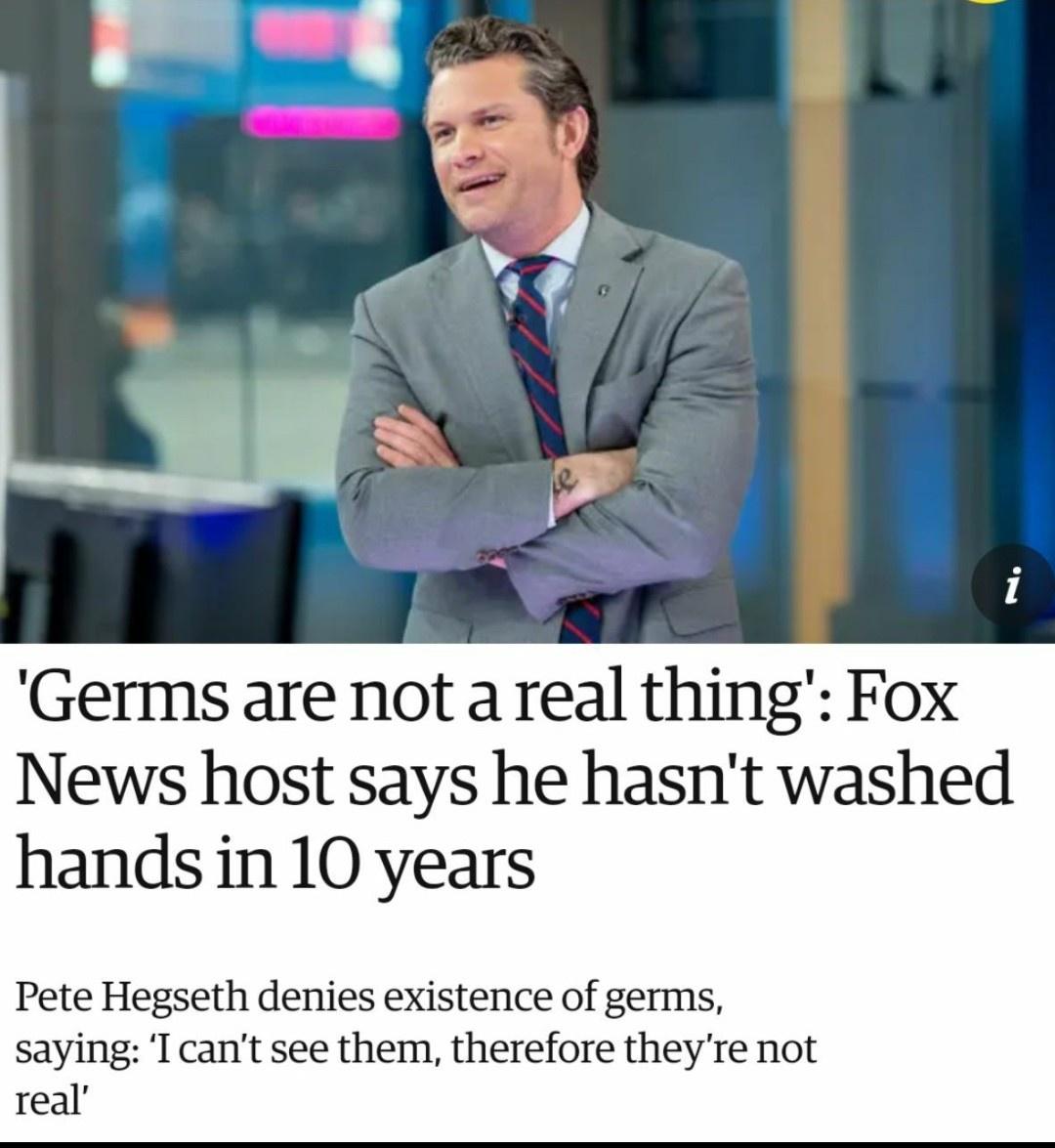 dnd poison memes - i 'Germs are not a real thing' Fox News host says he hasn't washed hands in 10 years Pete Hegseth denies existence of germs, saying 'I can't see them, therefore they're not real'