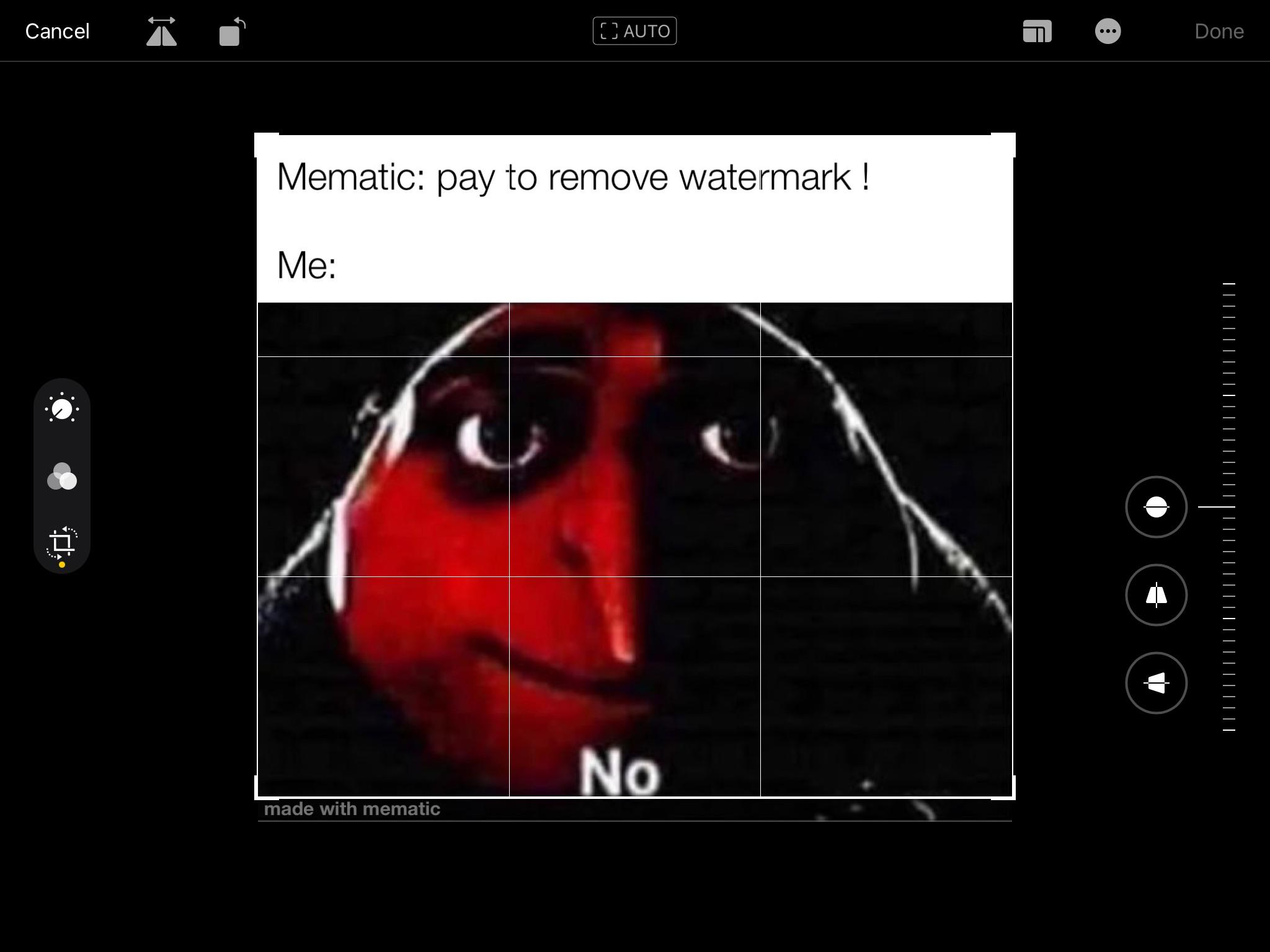 iphone 12 memes - Cancel Auto ... Done Mematic pay to remove watermark ! Me Iiiiiiiiiii 4. i 14 |Iiii|||||||| No made with mematic