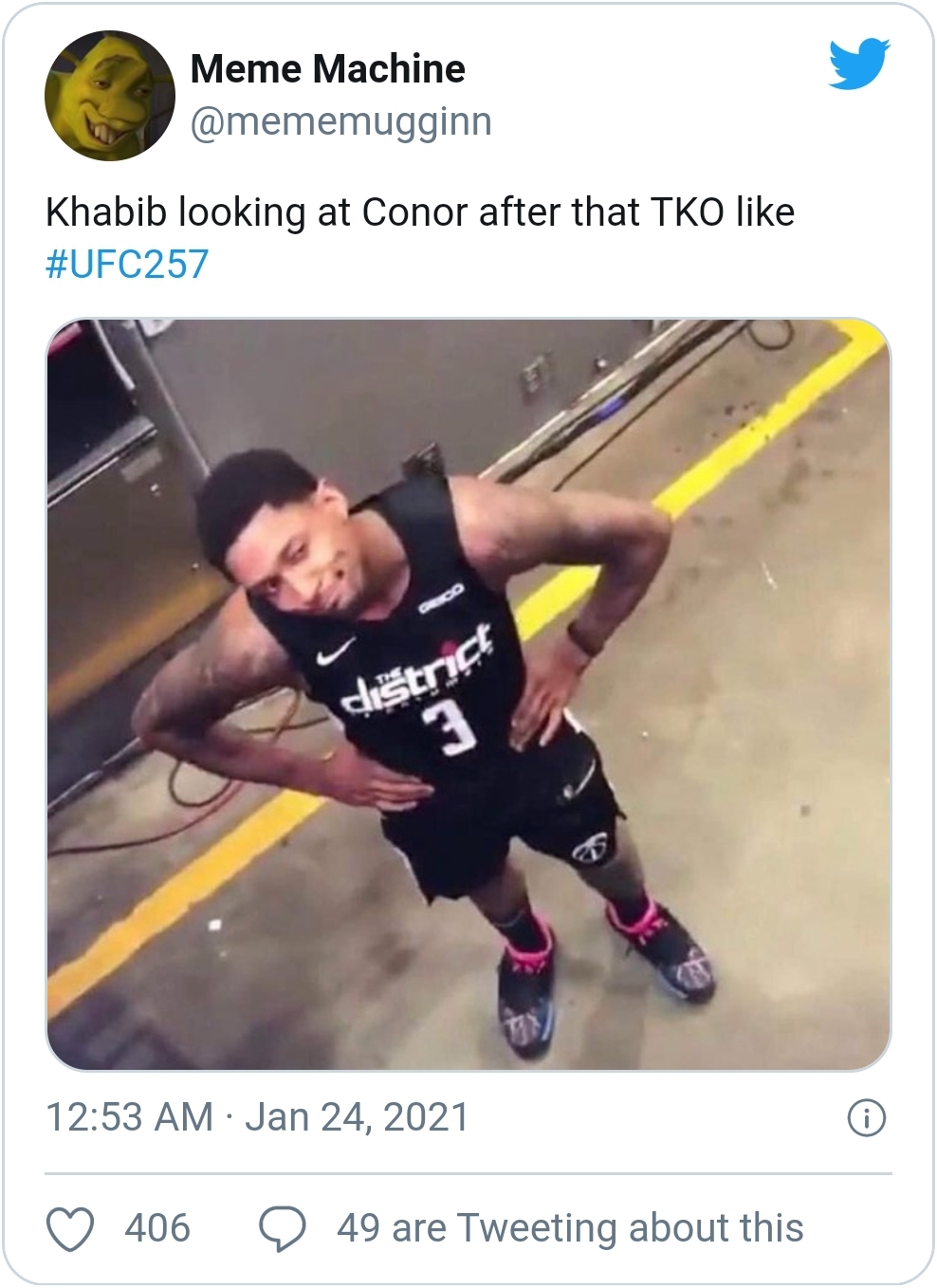 bradley beal meme - Meme Machine Khabib looking at Conor after that Tko district 3 406 49 are Tweeting about this