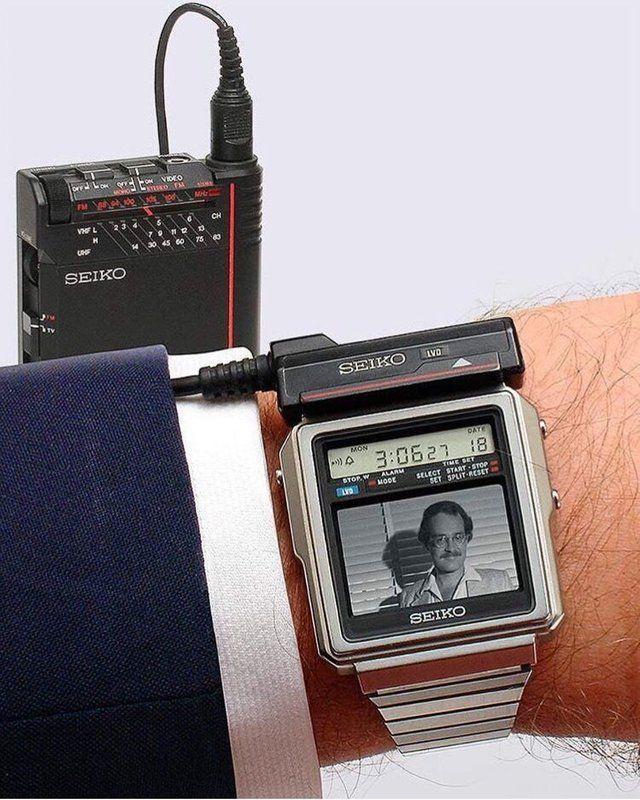 1982 seiko tv watch - O Video UF31 M Ch 23 Vol M Ch 7800 Seiko Lvd Seiko Daye Mon 18 Time Get Select StartStop Set SpuitRcset Alarm Mode Stop W Seiko