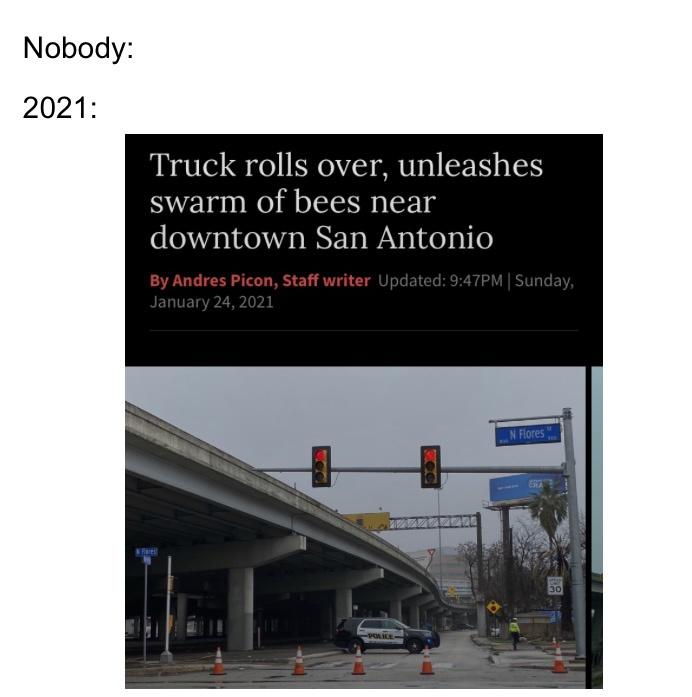 presentation - Nobody 2021 Truck rolls over, unleashes swarm of bees near downtown San Antonio By Andres Picon, Staff writer Updated Pm Sunday, ... Flores C 30