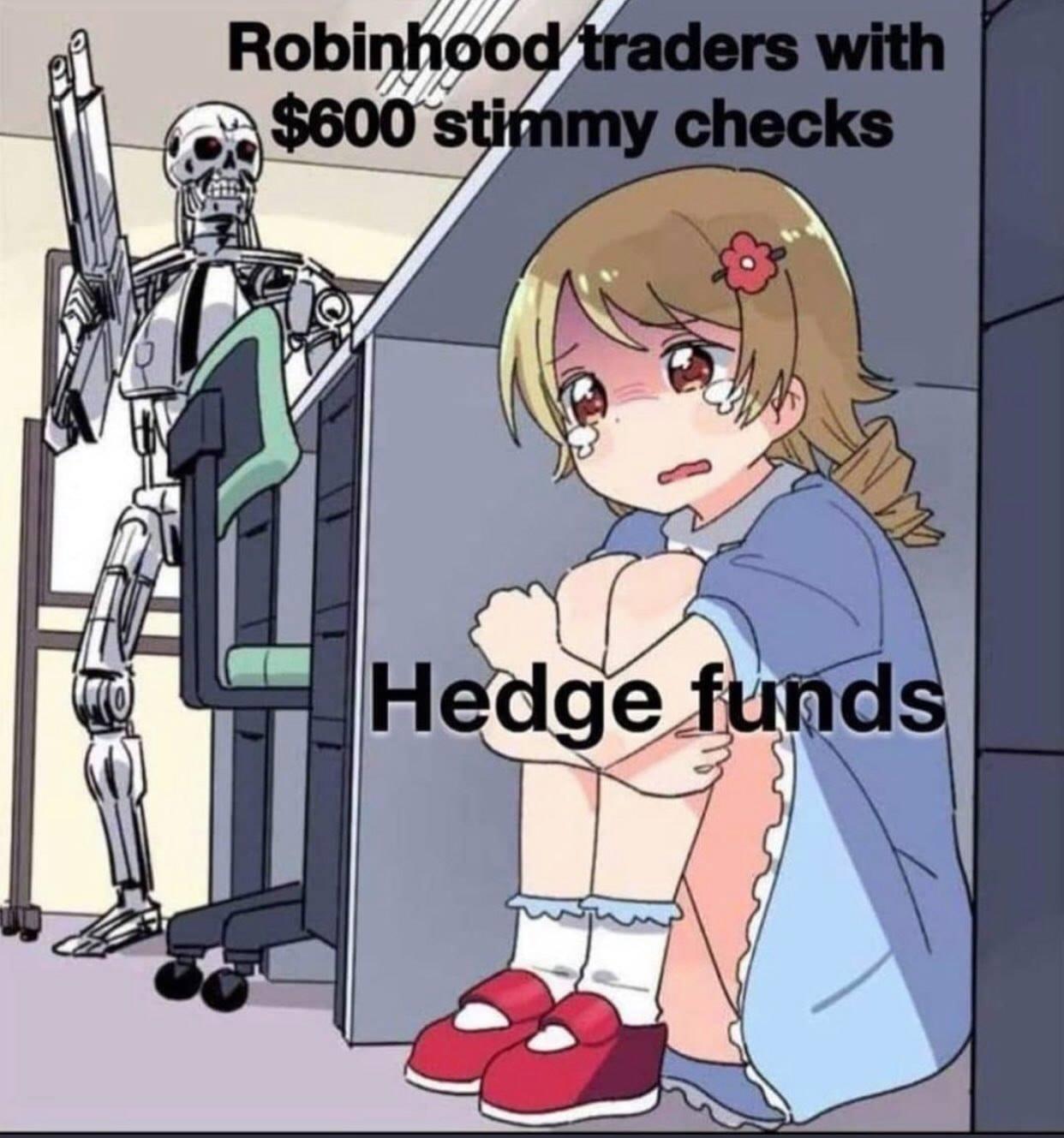 doom anime - Robinhood traders with $600 stimmy checks Hedge funds