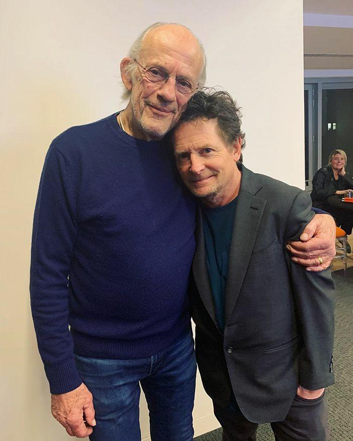 michael j fox and christopher lloyd 2020