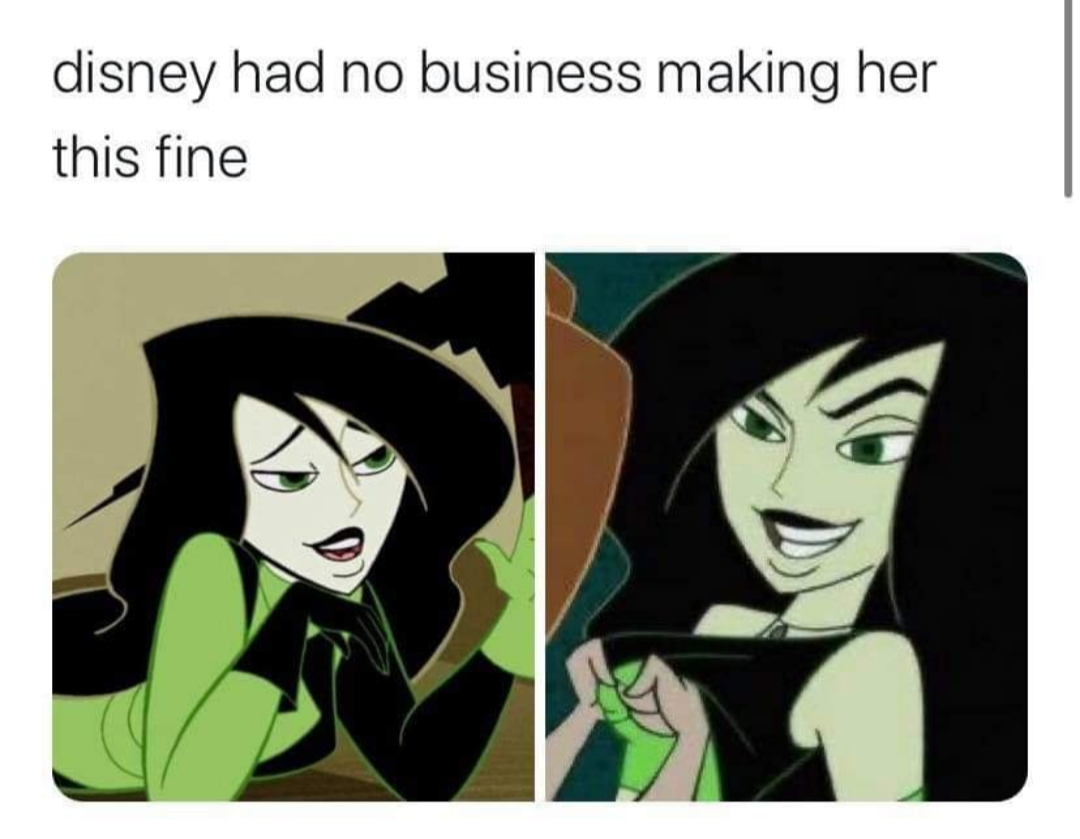 shego meme - disney had no business making her this fine