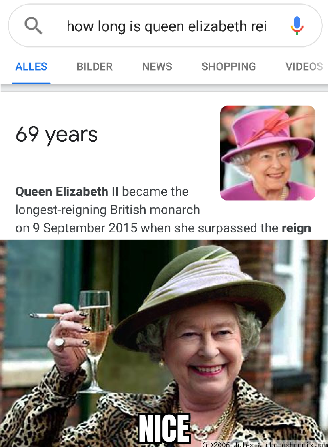 queen cheers - Q how long is queen elizabeth rei Alles Bilder News Shopping Videos 69 years Queen Elizabeth Ii became the longestreigning British monarch on when she surpassed the reign Nice 2006