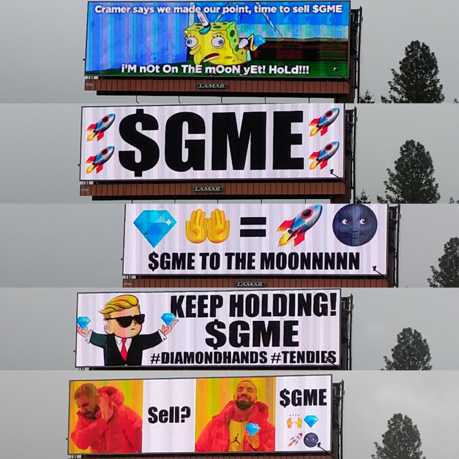 display advertising - Cramer says we made our point, time to sell $Gme I'M nOt On The moon yEt! HoLd!!! Lamar Sgme Lamar 09 $Gme To The Moonnnnn Camaro Keep Holding! $Gme Sgme Sell?