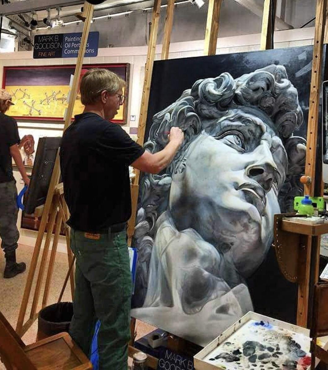 statue of david painting - Maswb Painting Goodson Ot Portis Commons Market