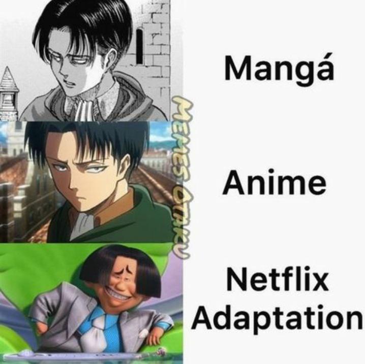 funny anime memes - Mang Hits Memes onry Anime Netflix Adaptation
