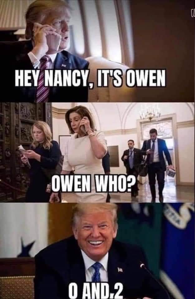 photo caption - Hey Nancy, It'S Owen Owen Who? O And.2