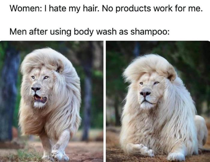 men after using body wash as shampoo - Women I hate my hair. No products work for me. Men after using body wash as shampoo