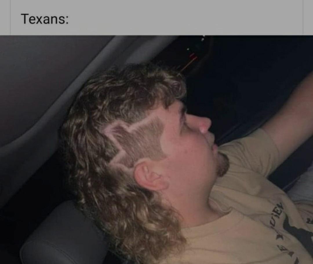 mullet with texas - Texans Vey
