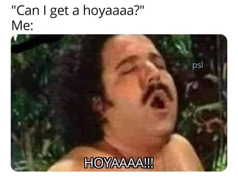 photo caption - "Can I get a hoyaaaa?" Me psl Hoyaaaa!!!