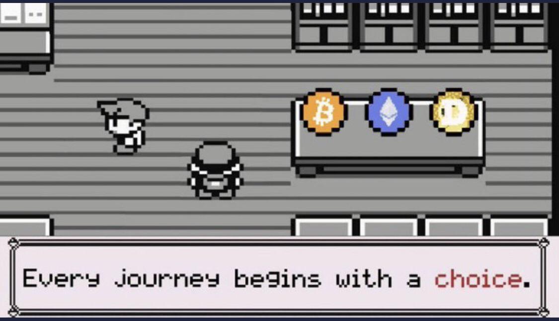 funny pics and cool randoms - every journey begins with a choice bitcoin - Every journey begins with a choice.