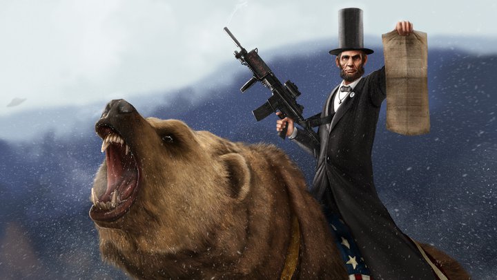 Before he emancipated blacks, he armed bears.