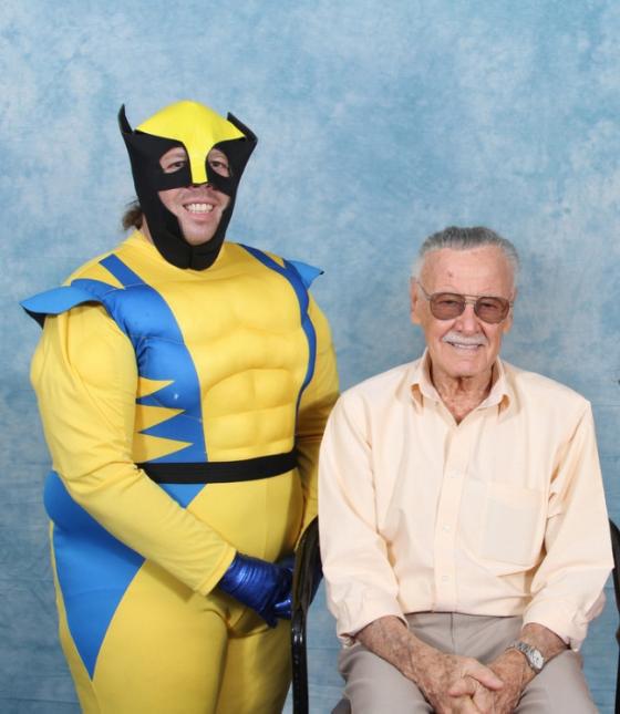 Stan Lee. And his #1 fan.