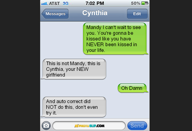 Text jokes, fails, and bad auto-correct.