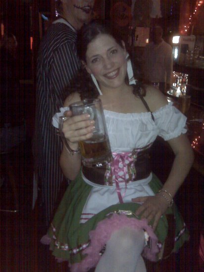 A beer wench...