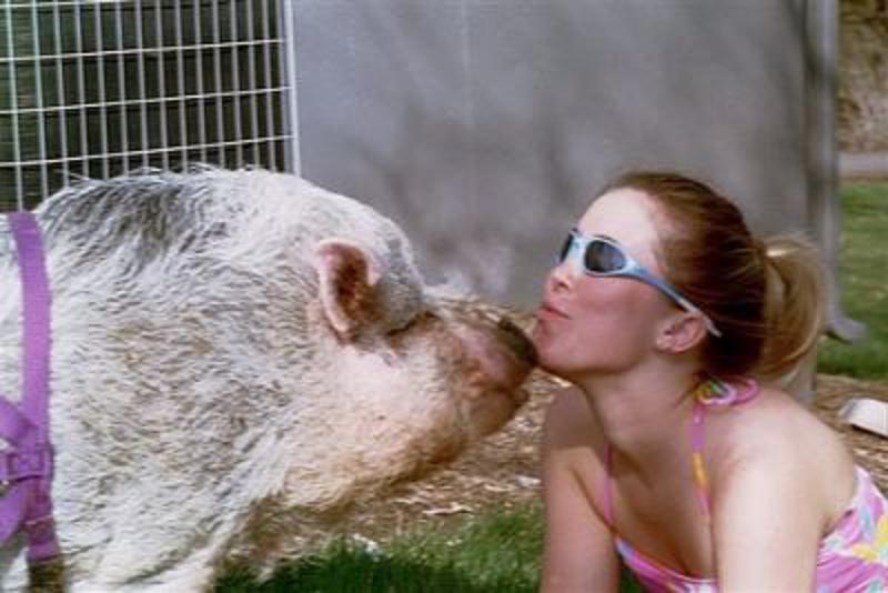 A pig farmer... or pork lover...