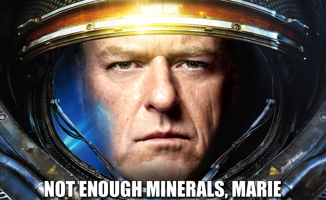 Not enough minerals. 