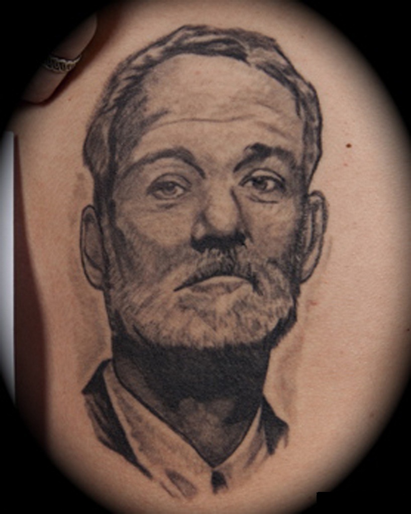 Bill Murray Shows Off Tattoo of Ghostbusters Fan on Jimmy Kimmel