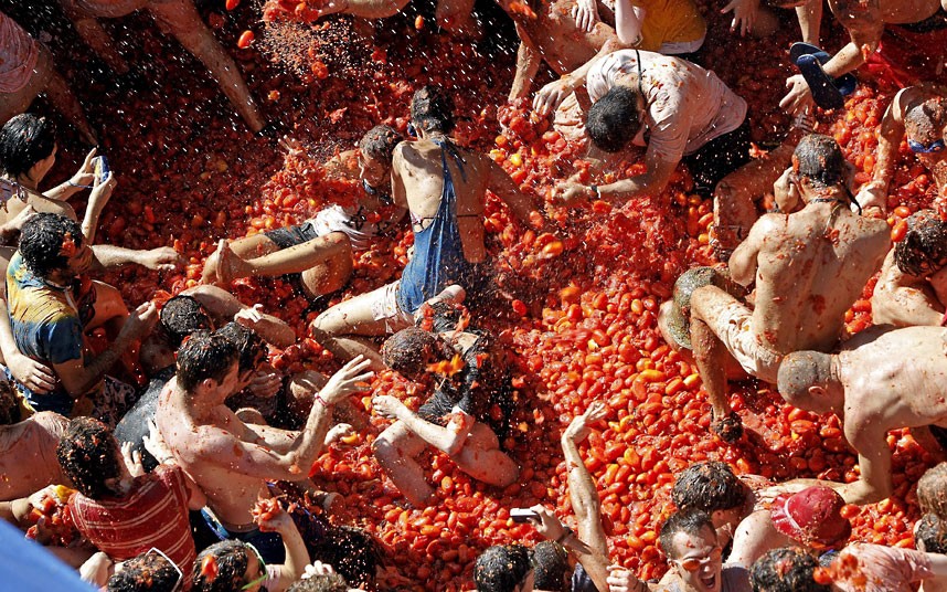 Tomatoes have been a target for some time, and in March of 2011 a group of bandits made off with 6 truckloads, 40,000 pounds of tomatoes worth 300,000.  They were also able to pack in some meat.
