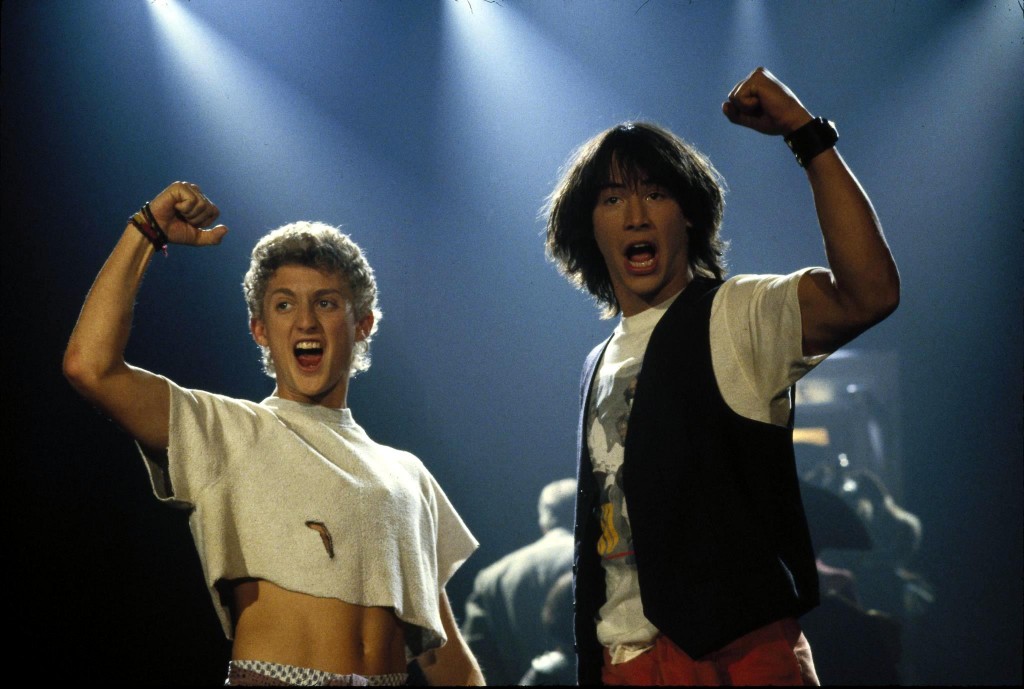bill and ted's excellent adventure stills