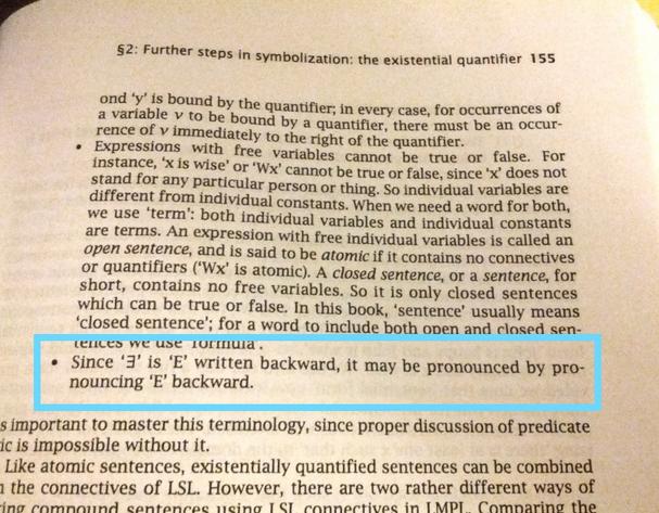 document - 52 Further steps in symbolization the existential quantifier 155 ond 'y' is bound by the quantifier in every case, for occurrences of a variable v to be bound by a quantifier, there must be an occur rence of v immediately to the right of the qu