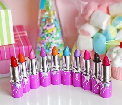 colourful lipstick