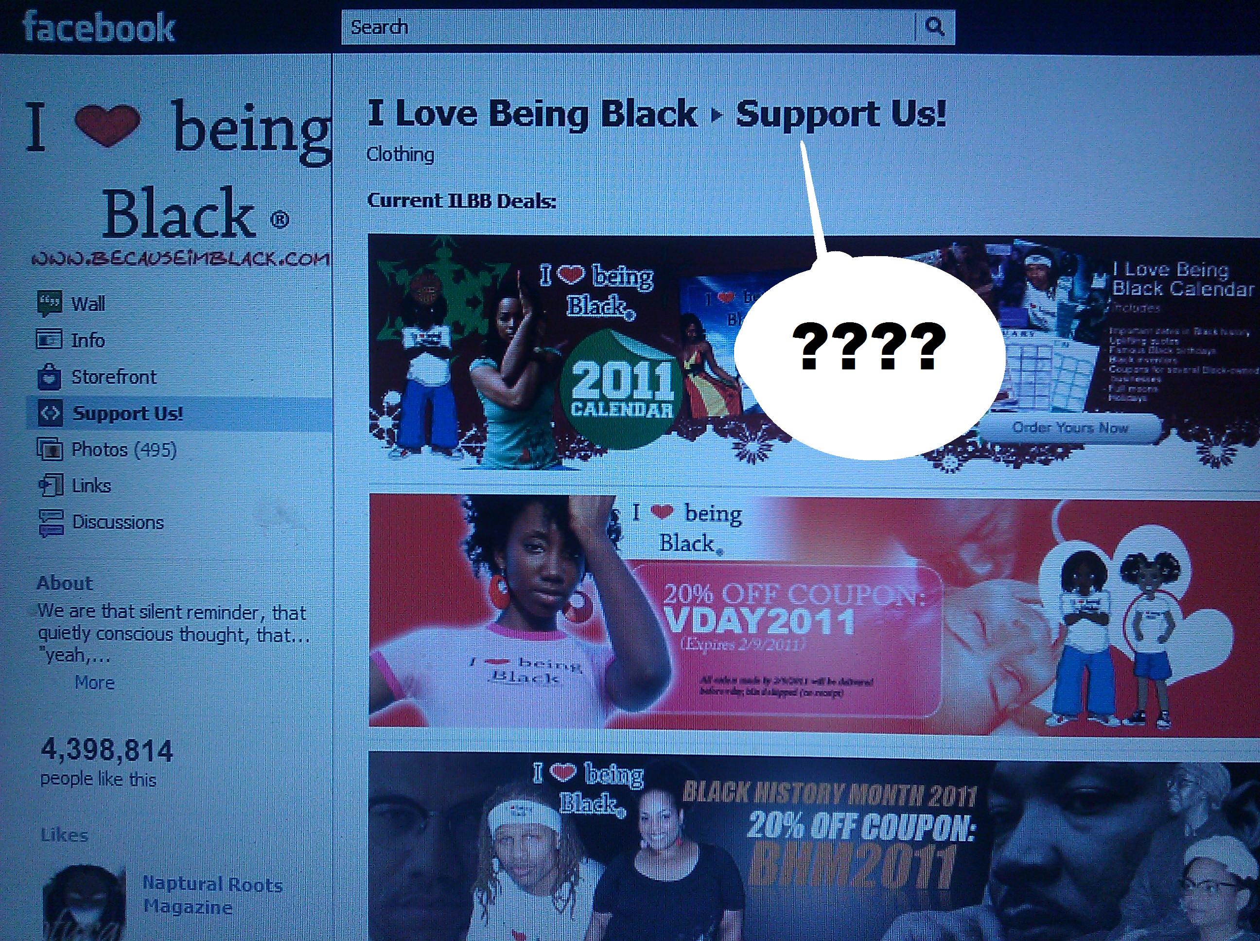 Even their Black love page needs subsidized.    heh heh ...