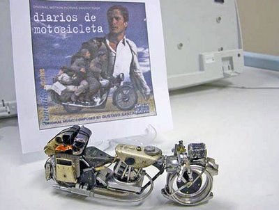 Motorcycle Models Made From Wrist Watches
