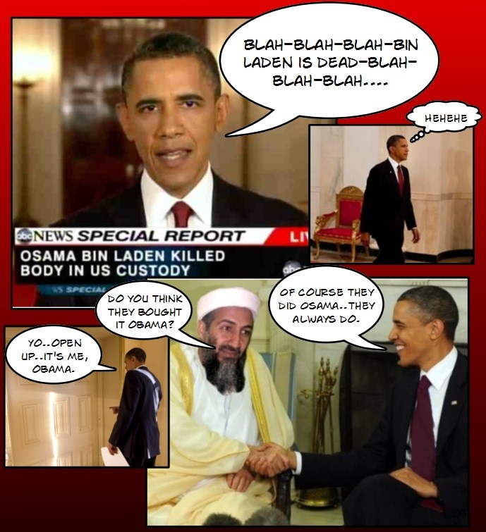 What happened after the "Bin Laden is dead" speech.