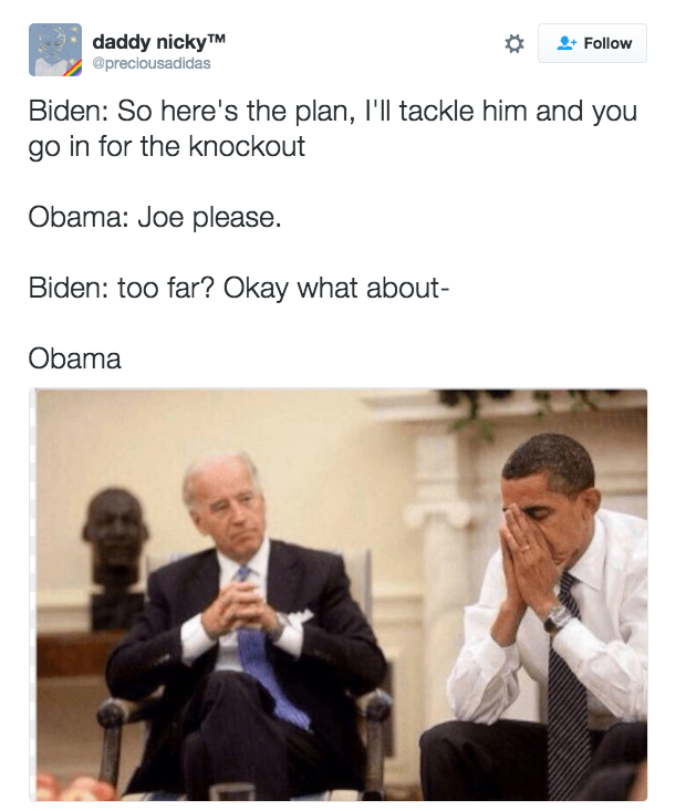 Joe and Obama