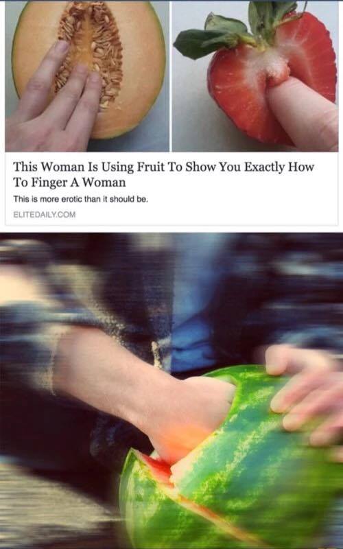 finger a woman - This Woman Is Using Fruit To Show You Exactly How To Finger A Woman This is more erotic than it should be Elitedaily.Com