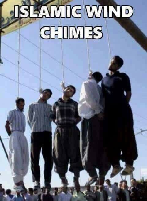 executions in iran - Islamic Wind Chimes