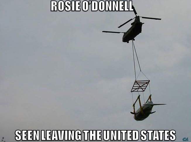 mods are asleep post ponies - Rosie O'Donnell Seenleaving The United States