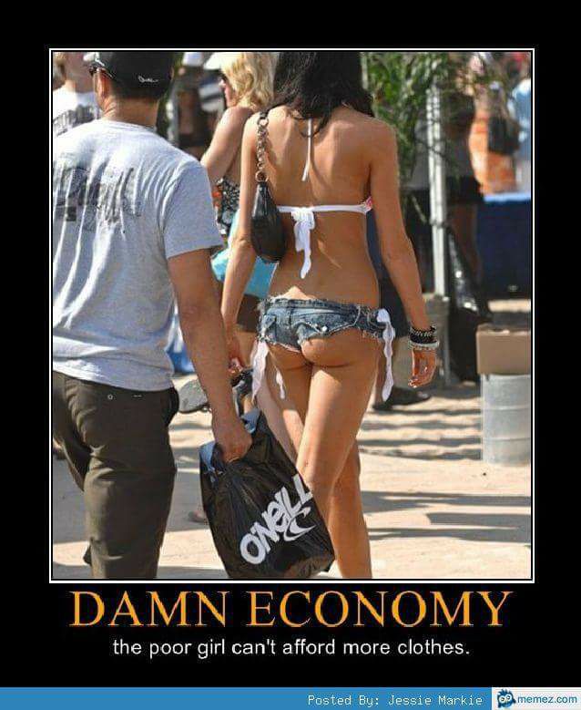 girl nice ass jean - Damn Economy the poor girl can't afford more clothes. Posted By Jessie Markie memez.com