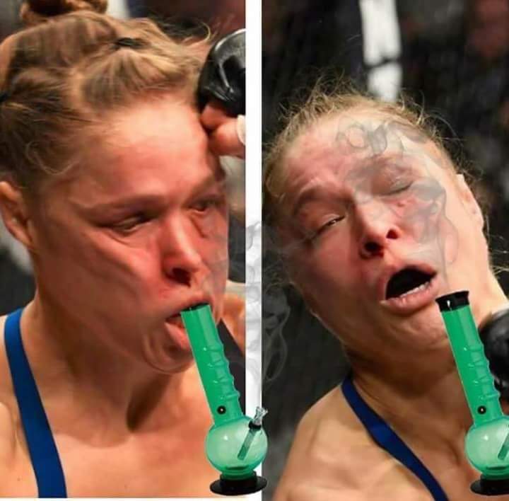 ronda rousey bong meme