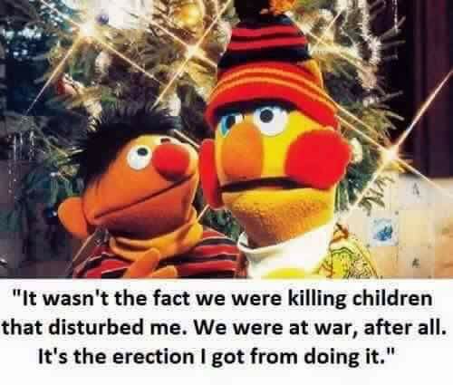 The darker side of sesame street