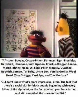 The darker side of sesame street