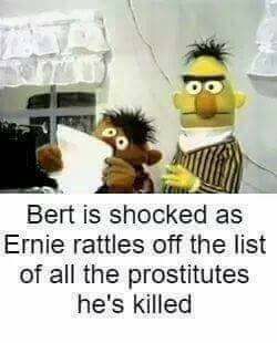 The darker side of sesame street